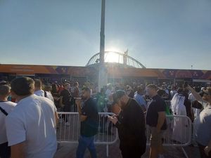 Thousands of England fans denied entry to stadium for Iran game
