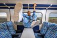 Tracksuit inspired by train seat prints launched