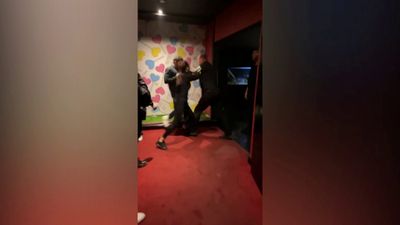 Moment bouncer knocks I’m A Celeb winner to the ground amidst ‘homophobic row’