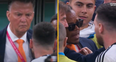 Lionel Messi appears to instigate touch-line row with Louis Van Gaal after shoot-out