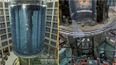 Giant 82ft-high aquarium containing 1,500 fish explodes in Berlin