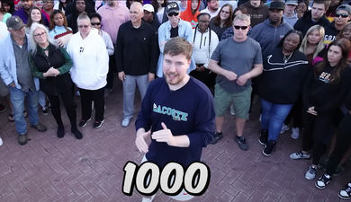 YouTuber MrBeast cures 1,000 people of blindness