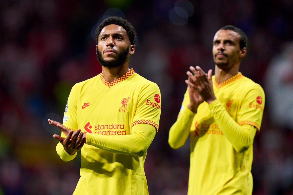 Joel Matip and Joe Gomez are the other options in centre-back for Liverpool.
