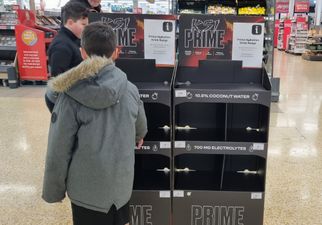 Prime fans who queued overnight for Sainsbury’s stock disappointed after being met with empty shelves