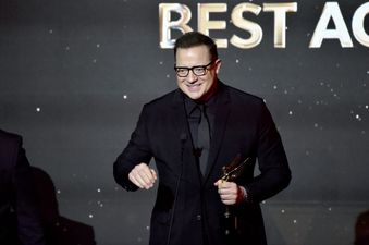 Brendan Fraser breaks down in acceptance speech after winning Best Actor for his performance in The Whale