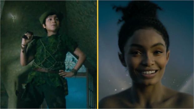 Tinkerbell in the live-action Peter Pan film