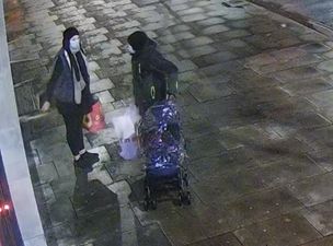 Constance Marten and partner blow kiss at each other as court hears dead baby found under pile of nappies