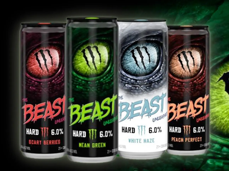 Monster has brought out alcoholic beverages which taste just like 