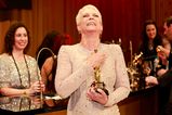Jamie Lee Curtis talks about degendering Oscar categories as she wins first-ever Academy Award