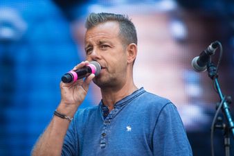 90s presenter Pat Sharp reduces woman to tears with joke about her breasts
