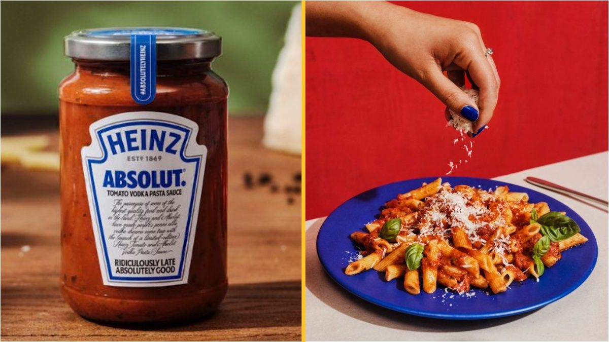 Heinz and Absolut team up for vodka pasta sauce inspired by social