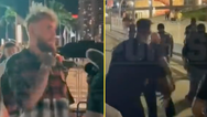 Footage emerges of Jake Paul running away from Floyd Mayweather altercation