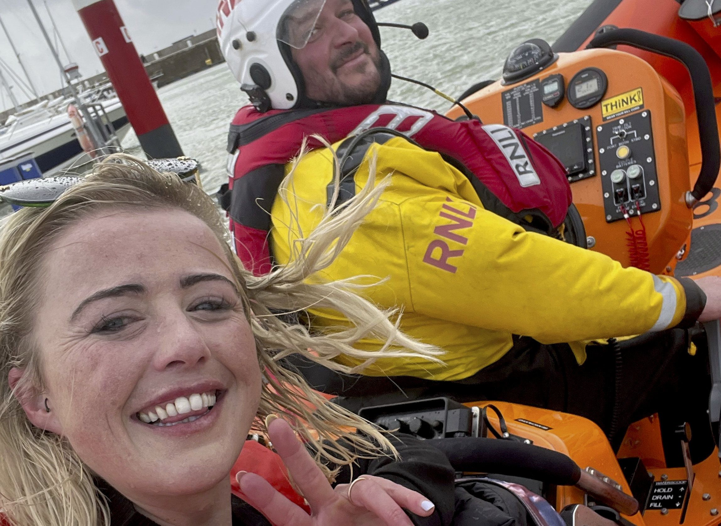 OnlyFans model taking naked shots in a cave rescued by RNLI after tide