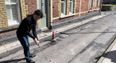 Teenager has so many potholes on road that he turns it into crazy golf course