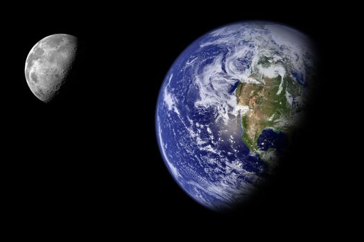 The moon is moving away from Earth