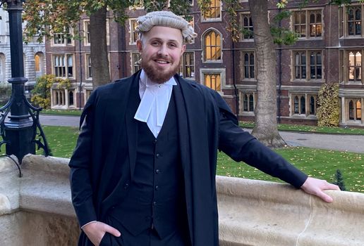 Man on benefits secures dream job as barrister after almost 100 job rejections
