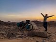 Adventurer says getting caught up in Sudanese civil war won’t derail her dream of cycling the world