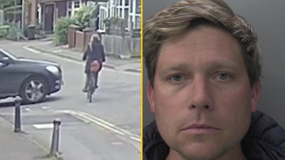 Harrowing moment drink driver knocks cyclist, 70, off her bike – then drives over her
