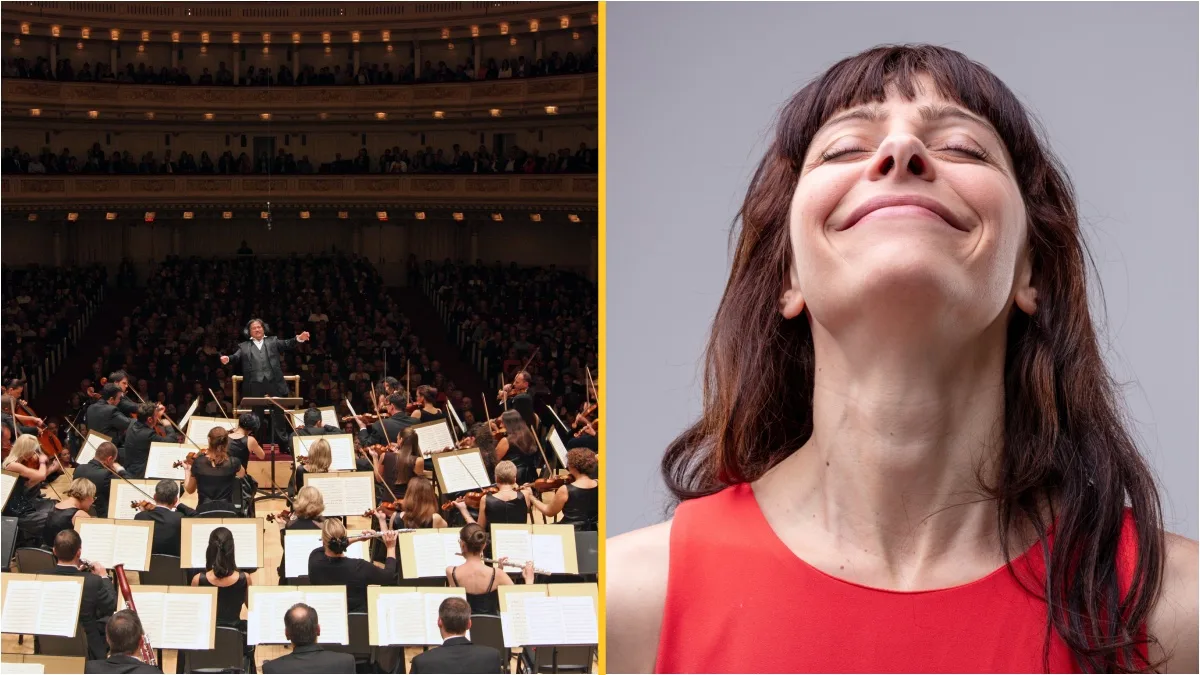 Woman lets out 'screaming orgasm' during middle of orchestra performance