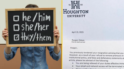 University fires two employees for including their pronouns in emails