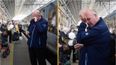 Train driver breaks down in tears at end of last shift after 52-year career