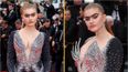 Unibrow model Sophia Hadjipanteli stuns on Cannes red carpet as she attends Killers of the Flower Moon premiere