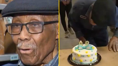 Man celebrates 98th birthday at work after spending his whole life working 7 days a week