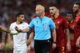 Shocking footage shows Anthony Taylor being attacked by Roma fans at the airport