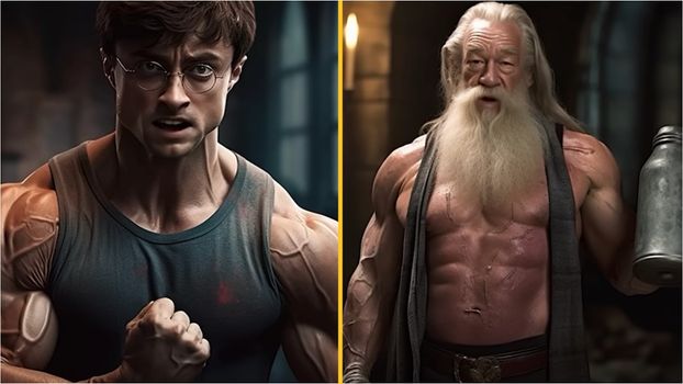 Ripped Harry Potter