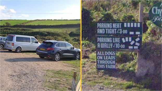 Man charges people more for 'parking like a wally'