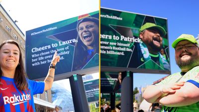 Heineken celebrates real fans at the UWCL final