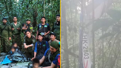 Four children missing after Colombia plane crash found alive after 40 days