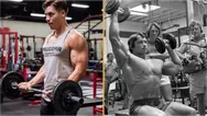 Arnold Schwarzenegger’s son is absolutely stacked – but says he still can’t out-lift his dad