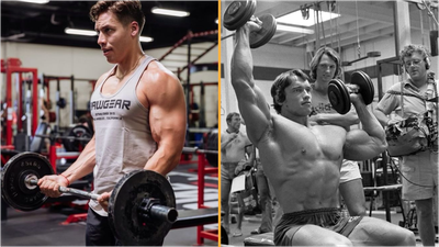 Arnold Schwarzenegger’s son is absolutely stacked – but says he still can’t out-lift his dad