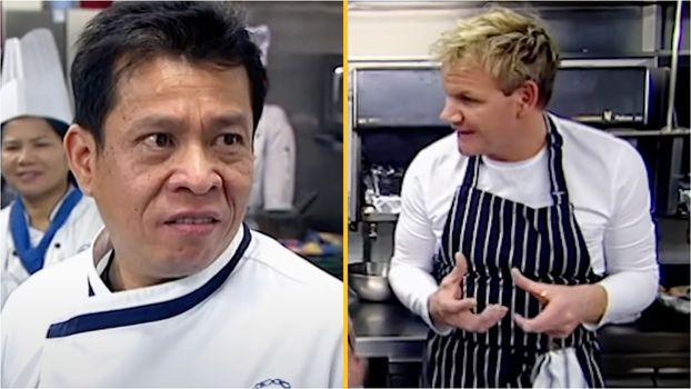 Gordon Ramsay once made pad thai so bad the chef looked at him in disgust
