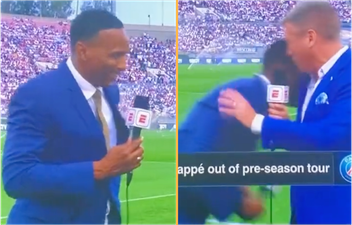 Shaka Hislop collapses live on air during ESPN broadcast
