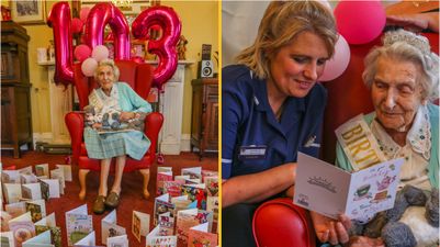 War veteran, 103, receives 900 birthday cards from strangers after care home appeal