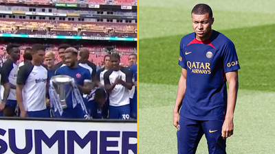 Chelsea drop subtle Kylian Mbappé hint during trophy lift