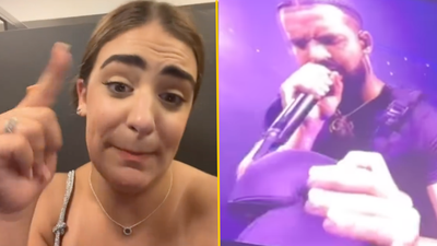 Woman who threw 36G bra at Drake during concert has been contacted by Playboy
