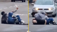 Man disarms knife-wielding thug as they wrestle in the middle of ‘Britain’s roughest street’