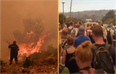 Jet2 and TUI cancel ALL flights to Rhodes as fire rips through holiday island