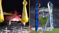 Champions League fixture suspended after fan dies