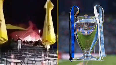 Champions League fixture suspended after fan dies