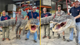 Huge alligator weighing 57 stone sets record and leaves hunters ‘mentally exhausted’