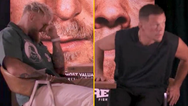 Jake Paul left with head in hands after Nate Diaz walks out of face-to-face interview