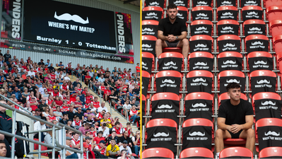 Movember turns empty season ticket seats into a powerful message for World Suicide Prevention Day