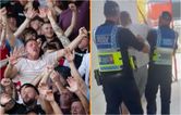 Fan forcefully ejected from Wrexham’s Racecourse Ground over ‘two-fingered salute’