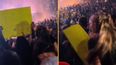 Woman who paid £570 to see Drake tears down fan’s sign blocking her view