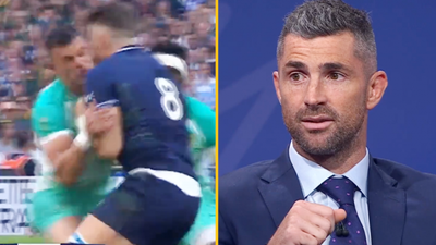 Welsh and Irish legends criticise officials’ handling of high tackle in South Africa win