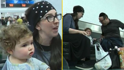Couple and baby kicked off flight after passengers complain they ‘smell’